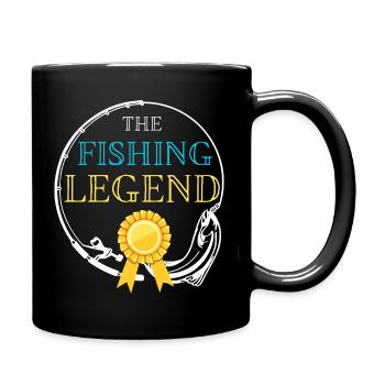 Legend of Peach Colored Coat of Arms - Full Colour Mug - black - Right