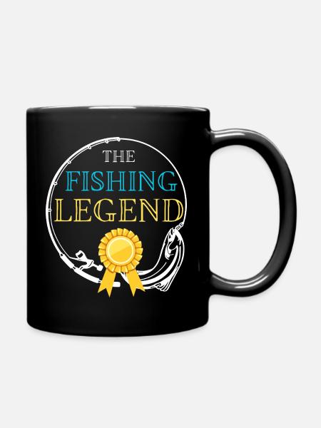 Legend of Peach Colored Coat of Arms - Full Colour Mug - black
