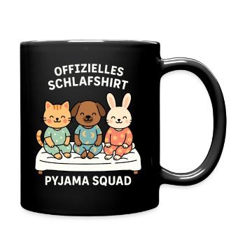 Pyjama Squad Sleep Shirt - Full Colour Mug - black - Right