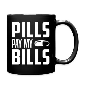 Apotheker Stolz des Berufs Humor T-Shirt - Tasse einfarbig - Schwarz - Rechts