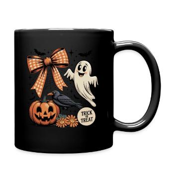 Halloween Ghost - Full Colour Mug - black - Right