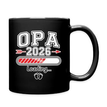 Opa 2026 Loading - Tasse einfarbig - Schwarz - Rechts