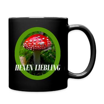 Conception du champignon - Mug uni - noir - Droite