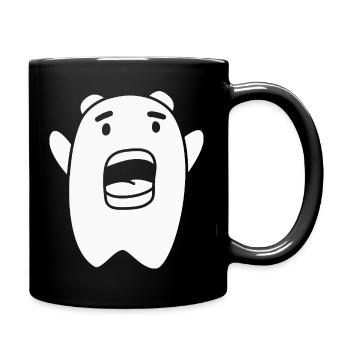 Nerd Scream – Humour geek et physique - Mug uni - noir - Droite