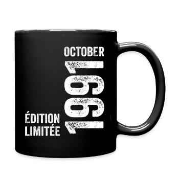 Légendes Octobre 1991 Millésime Octobre 1991 Rétro - Mug uni - noir - Droite