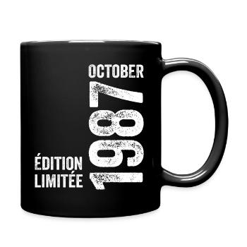 Legends October 1987 Vintage October 1987 Retro - Full Colour Mug - black - Right