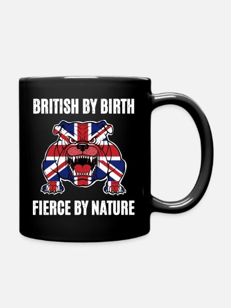British Bulldog - Full Colour Mug - black