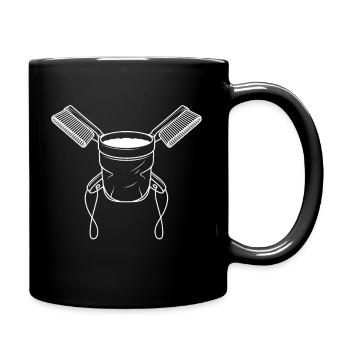 Chalkbag & Brushes  - Weiß - Tasse einfarbig - Schwarz - Rechts