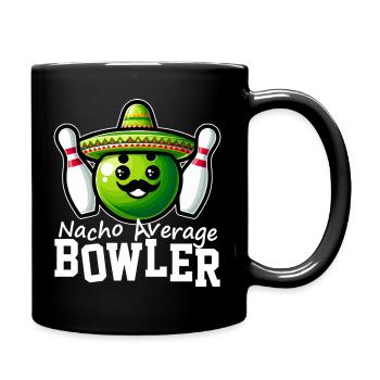 Nacho Bowler Colorful Sombrero - Full Colour Mug - black - Right