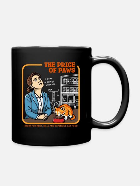 Le prix des pattes - Mug uni - noir