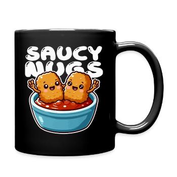 Fun Duo Saucy Nuggets - Tasse einfarbig - Schwarz - Rechts