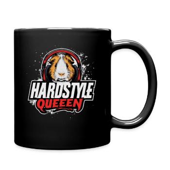 Hardstyle Queen – cobaye avec casque - Mug uni - noir - Droite