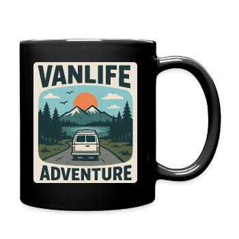 Vanlife Adventure - Mug uni - noir - Droite