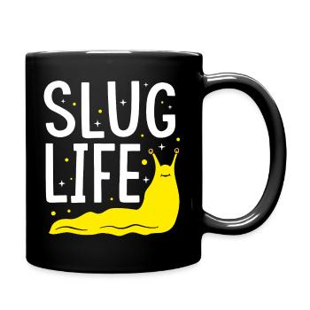 banana snail - Full Colour Mug - black - Right