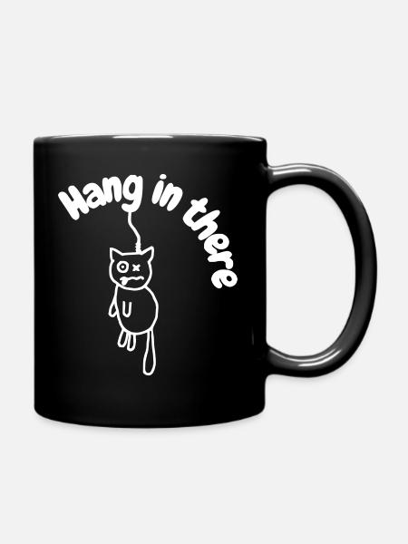 Hanginthere4 - Mug uni - noir
