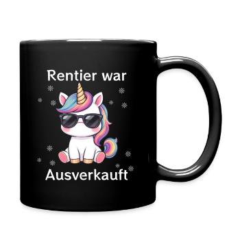 Reindeer was sold out - Full Colour Mug - black - Right