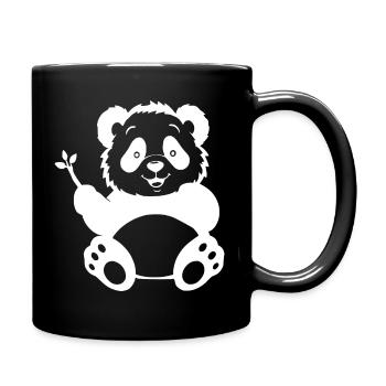 Bear Bear Panda Bear T-shirt Gift - Full Colour Mug - black - Right