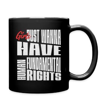 Fundamental Women's Rights Shirt - Full Colour Mug - black - Right