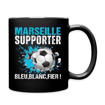 Marseille Supporter Marseille Football Gift - Full Colour Mug - black - Right