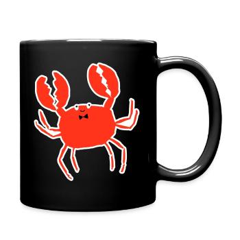 Crabe – Été, plage et mer pour les vacances - Mug uni - noir - Droite