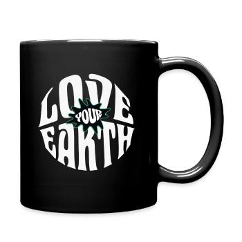 Love your Earth - Full Colour Mug - black - Right