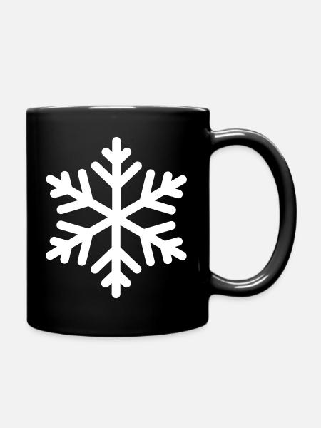 Puriste des Flocons de Neige - Mug uni - noir