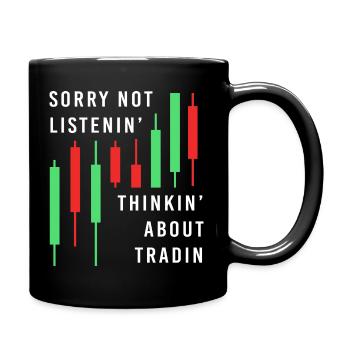 Geld Finanzen Aktien Trading Bitcoin Kapital - Tasse einfarbig - Schwarz - Rechts