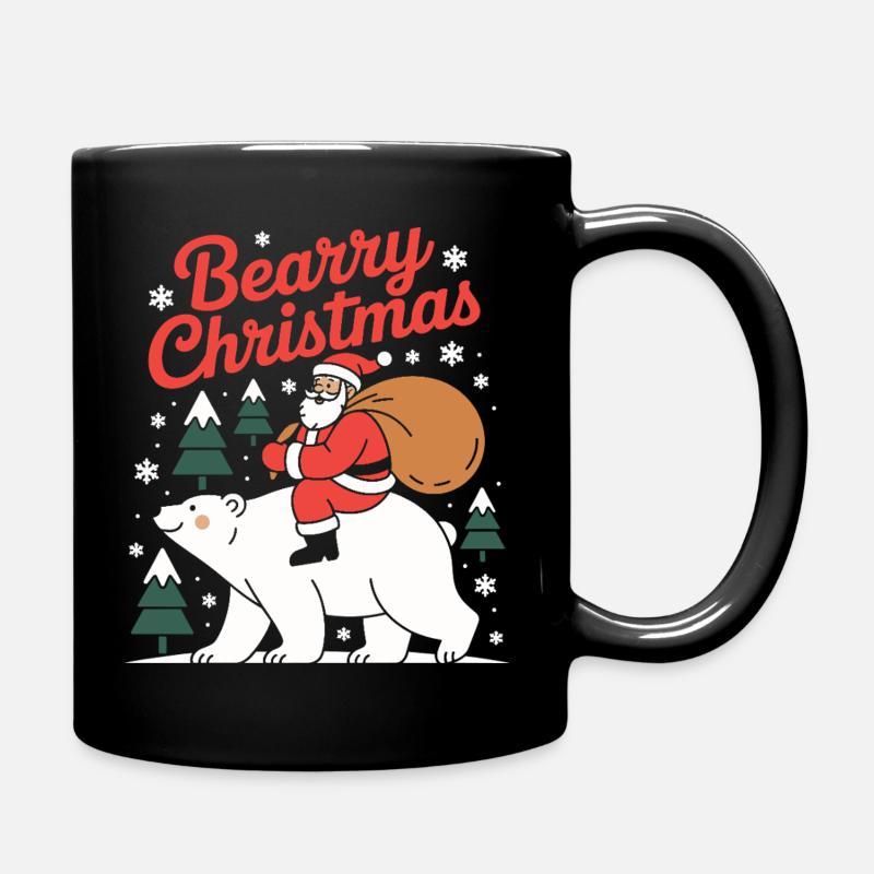 Ours de Noël Bearry Noël Noël - Mug uni - noir