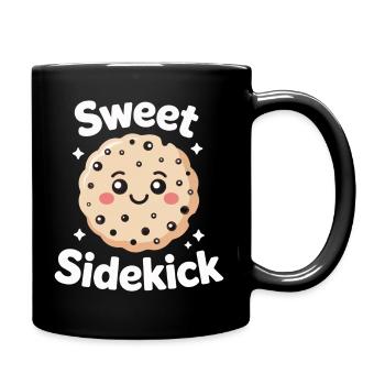 Sweet Sidekick – Mascotte Cookie - Mug uni - noir - Droite