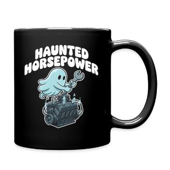 Dessin animé Ghost Engine Hanting Engine - Mug uni - noir - Droite