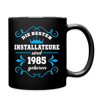 Anniversaire du plombier Né en 1985 Collègue né - Mug uni - noir - Droite