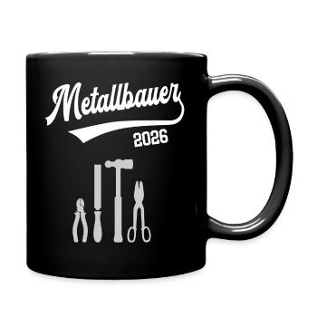 Stagiaire en métallurgie 2026 Profession d’apprentissage en construction métallique - Mug uni - noir - Droite