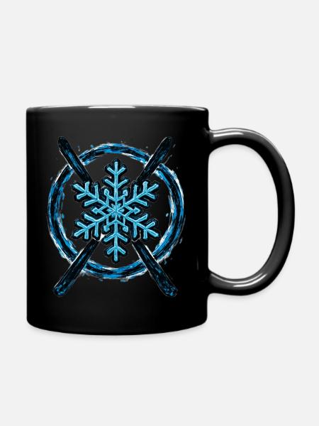 Ski | Skieur | Montagne - Mug uni - noir