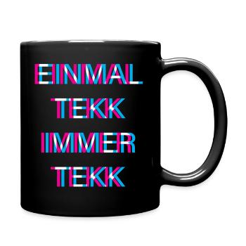 Hardtekk Tekk - Tasse einfarbig - Schwarz - Rechts
