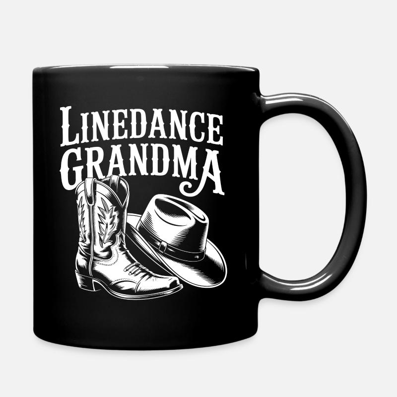 LineDance Großmama Boots - Tasse einfarbig - Schwarz