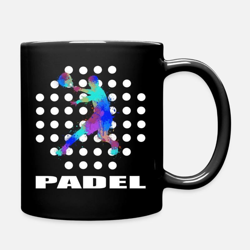Padel - Mug uni - noir