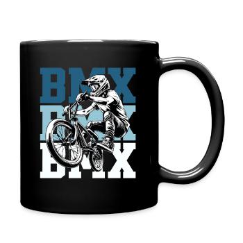 BMX Bike Street Culture - Full Colour Mug - black - Right