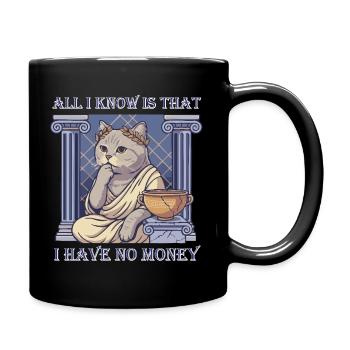 pas d’argent - Mug uni - noir - Droite