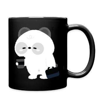 Panda Coffee Break - Full Colour Mug - black - Right