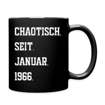 Chaotique depuis janvier 1966 - Mug uni - noir - Droite