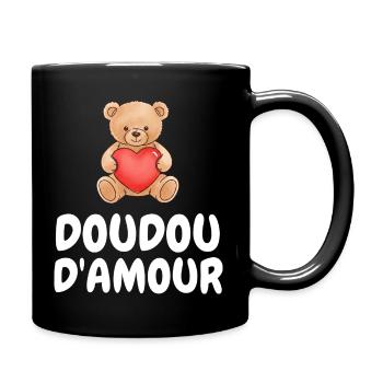 Love Blanket Humor Cute Gift - Full Colour Mug - black - Right