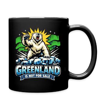 Le Groenland n’est pas à vendre. Cadeau politique drôle. - Mug uni - noir - Droite