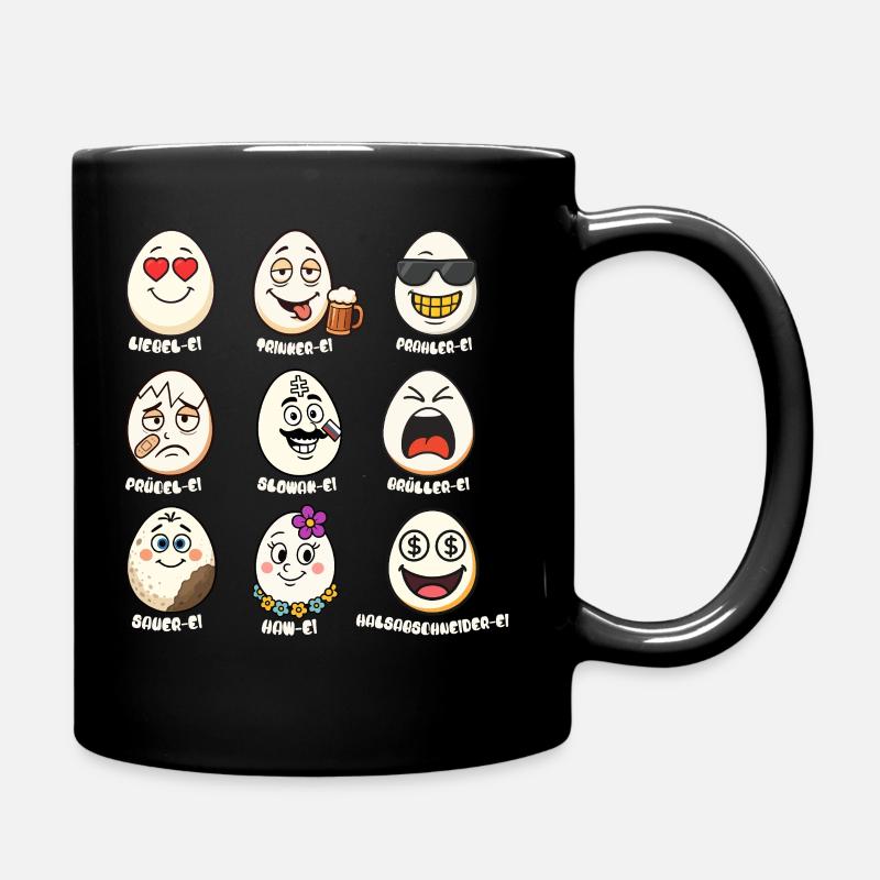 Jeux de mots : œufs divers - Mug uni - noir