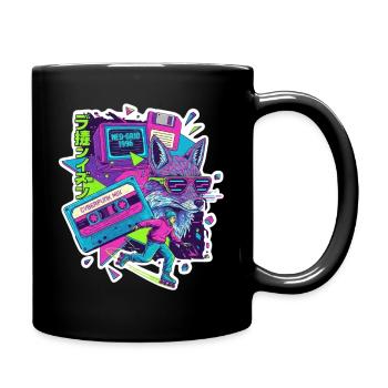 Cyberpunk des années 90 - Mug uni - noir - Droite