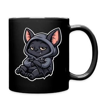 Chilling bat - Full Colour Mug - black - Right