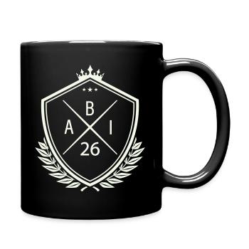 Abi Coat of Arms Abitur - Full Colour Mug - black - Right