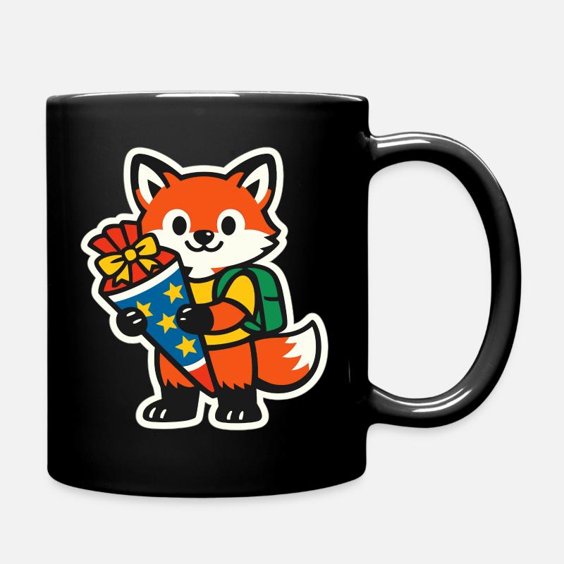 Inscription à l’école Fox avec cadeaux et sac à dos - Mug uni - noir