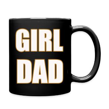 Papa fille Fier Père de Filles Chemise - Mug uni - noir - Droite