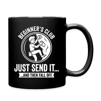 Beginner's Club Just Send It - Full Colour Mug - black - Right