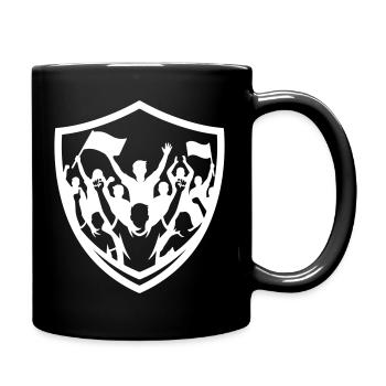 Fans Jubeln Party - Tasse einfarbig - Schwarz - Rechts